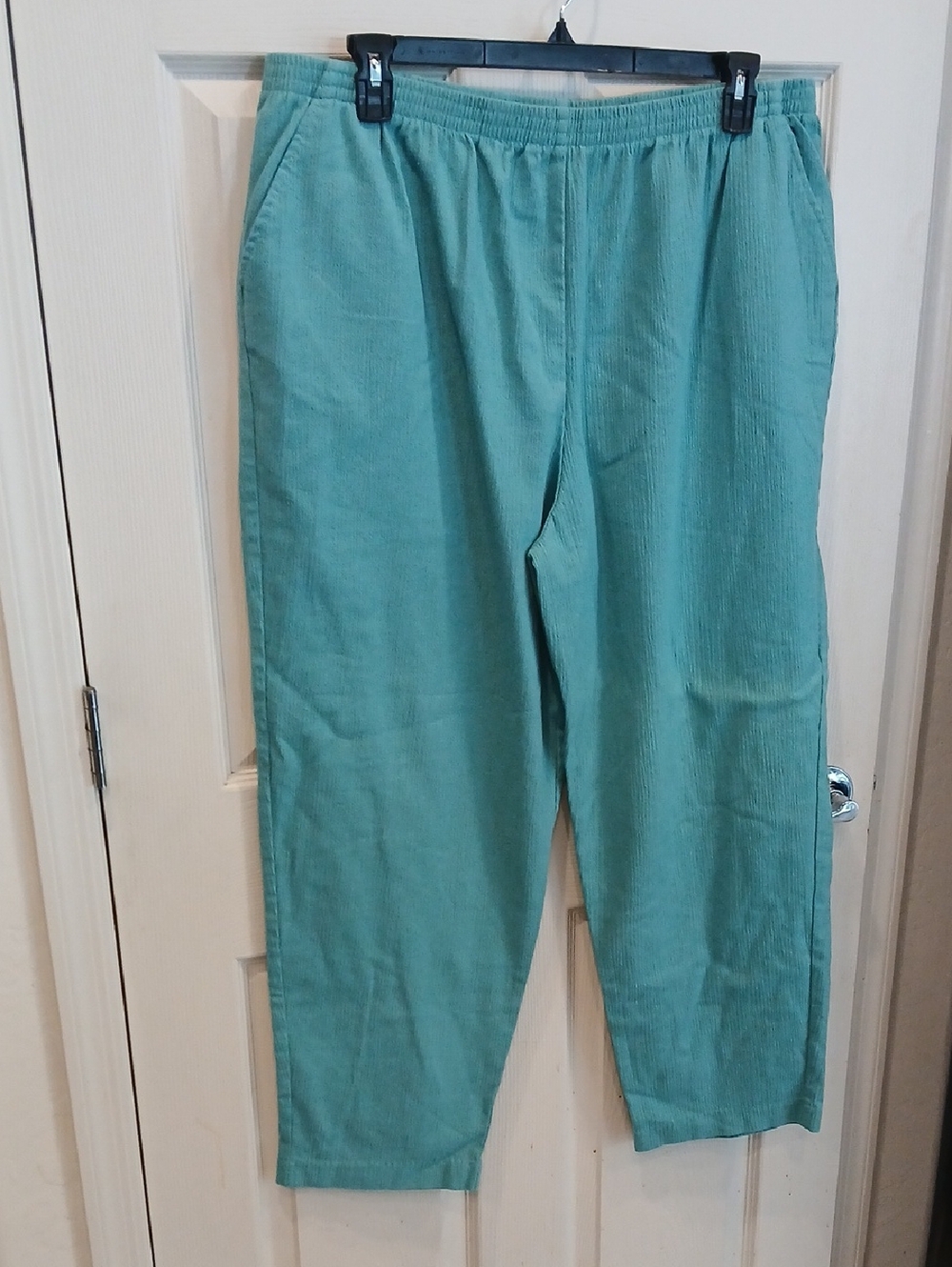 Blair Teal Elastic Waist Trousers